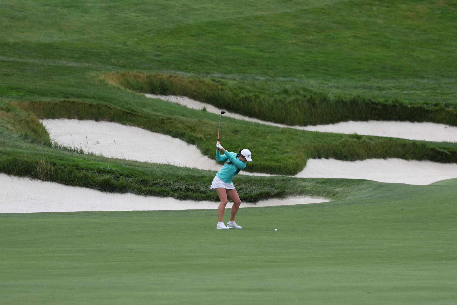 Aine Donegan at The 78th U.S. Women's Open - Round One